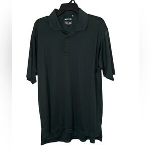 Adidas CLIMACOOL Polo Shirt Mens XL Forest Green Moisture Wicking Tall Golf